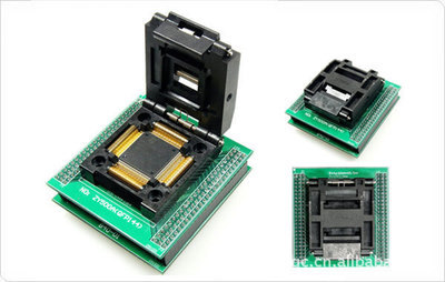 【周立功ZY500A燒錄座\適配座\單片機測試座\老化座\IC插座】價格,廠家,圖片,集成電路/IC,重慶春創(chuàng)電子科技-