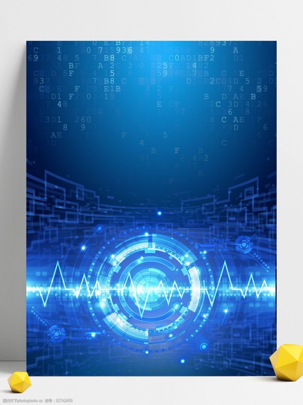 藍色光效電子科技 現代技術的美學與前沿應用